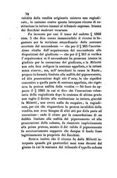 Giornale del Foro in cui si raccolgono le più importanti regiudicate dei supremi tribunali di Roma e dello Stato pontificio in materia civile