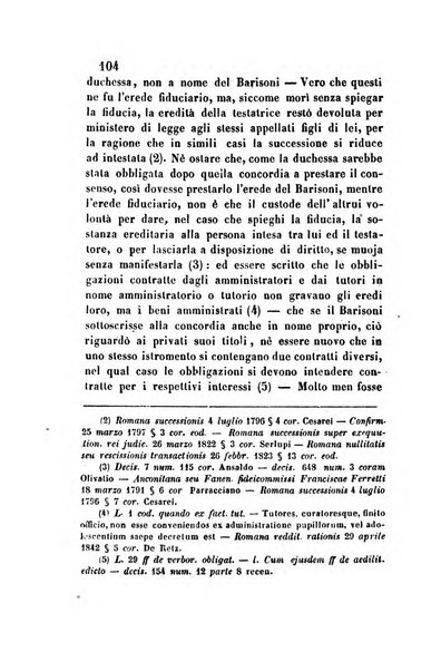 Giornale del Foro in cui si raccolgono le più importanti regiudicate dei supremi tribunali di Roma e dello Stato pontificio in materia civile