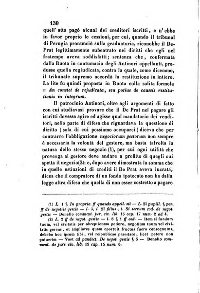 Giornale del Foro in cui si raccolgono le più importanti regiudicate dei supremi tribunali di Roma e dello Stato pontificio in materia civile