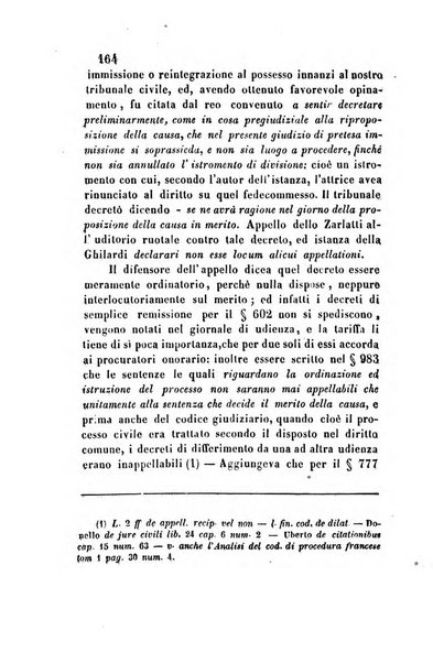 Giornale del Foro in cui si raccolgono le più importanti regiudicate dei supremi tribunali di Roma e dello Stato pontificio in materia civile