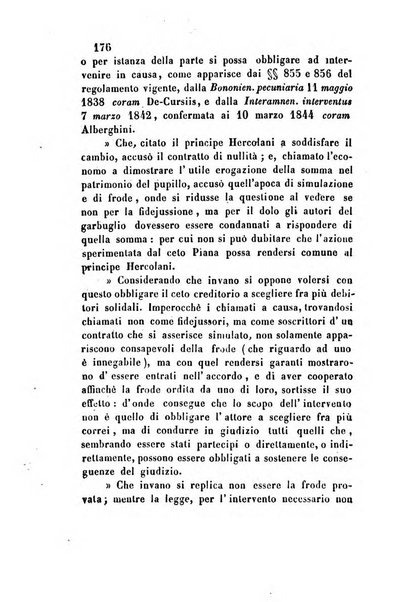 Giornale del Foro in cui si raccolgono le più importanti regiudicate dei supremi tribunali di Roma e dello Stato pontificio in materia civile