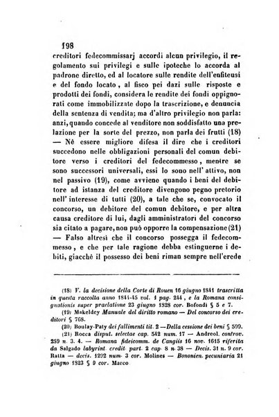 Giornale del Foro in cui si raccolgono le più importanti regiudicate dei supremi tribunali di Roma e dello Stato pontificio in materia civile