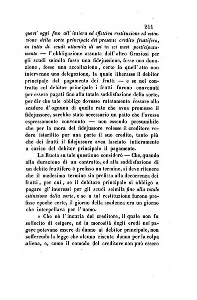 Giornale del Foro in cui si raccolgono le più importanti regiudicate dei supremi tribunali di Roma e dello Stato pontificio in materia civile