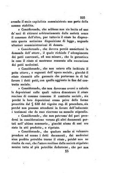 Giornale del Foro in cui si raccolgono le più importanti regiudicate dei supremi tribunali di Roma e dello Stato pontificio in materia civile