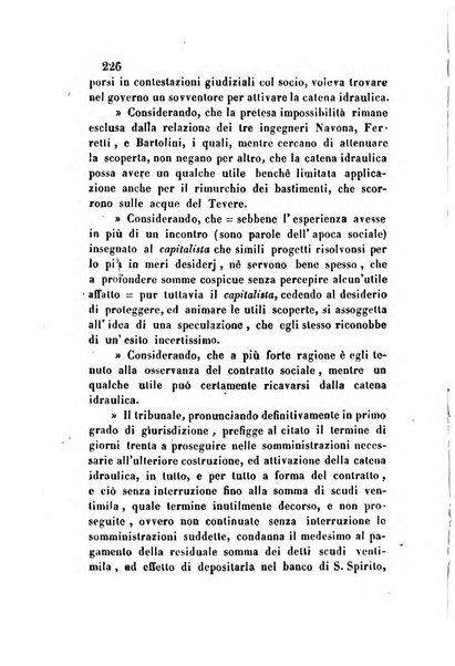 Giornale del Foro in cui si raccolgono le più importanti regiudicate dei supremi tribunali di Roma e dello Stato pontificio in materia civile