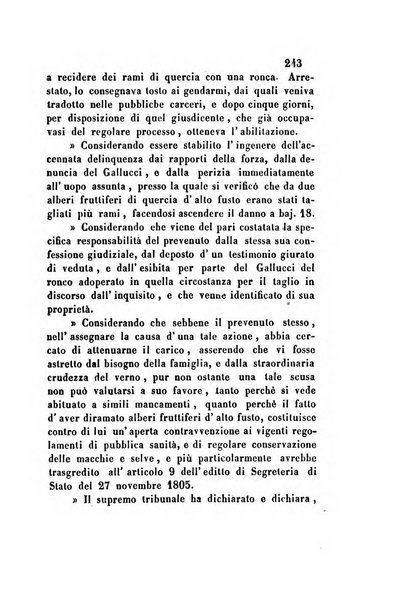 Giornale del Foro in cui si raccolgono le più importanti regiudicate dei supremi tribunali di Roma e dello Stato pontificio in materia civile