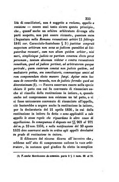 Giornale del Foro in cui si raccolgono le più importanti regiudicate dei supremi tribunali di Roma e dello Stato pontificio in materia civile