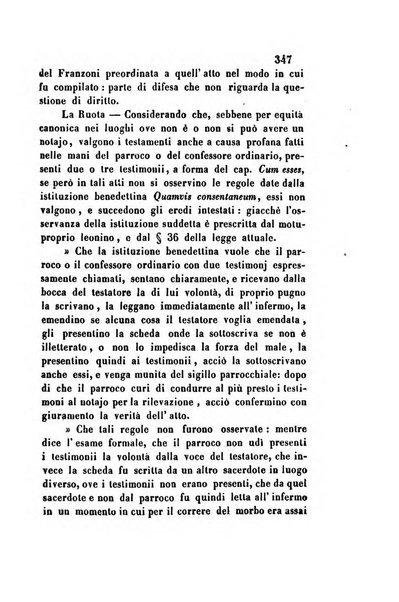 Giornale del Foro in cui si raccolgono le più importanti regiudicate dei supremi tribunali di Roma e dello Stato pontificio in materia civile