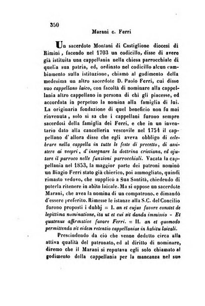 Giornale del Foro in cui si raccolgono le più importanti regiudicate dei supremi tribunali di Roma e dello Stato pontificio in materia civile