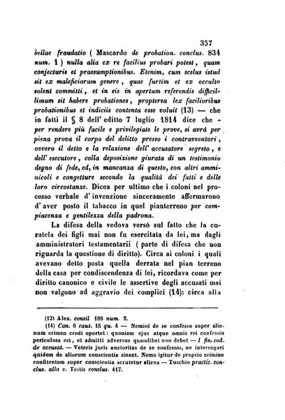 Giornale del Foro in cui si raccolgono le più importanti regiudicate dei supremi tribunali di Roma e dello Stato pontificio in materia civile