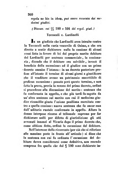 Giornale del Foro in cui si raccolgono le più importanti regiudicate dei supremi tribunali di Roma e dello Stato pontificio in materia civile