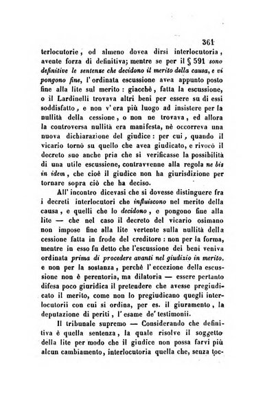 Giornale del Foro in cui si raccolgono le più importanti regiudicate dei supremi tribunali di Roma e dello Stato pontificio in materia civile