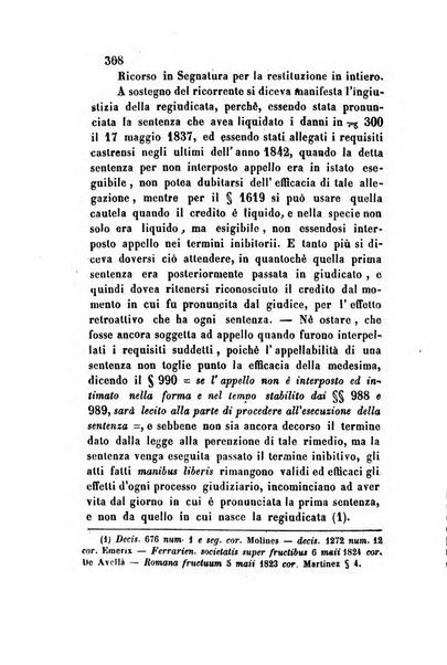 Giornale del Foro in cui si raccolgono le più importanti regiudicate dei supremi tribunali di Roma e dello Stato pontificio in materia civile