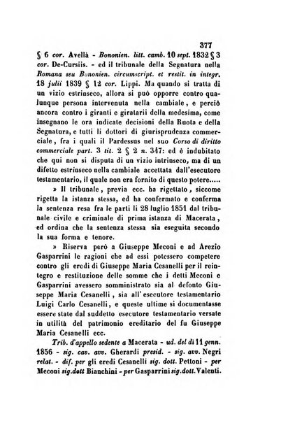 Giornale del Foro in cui si raccolgono le più importanti regiudicate dei supremi tribunali di Roma e dello Stato pontificio in materia civile