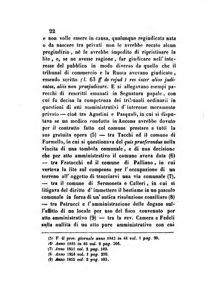 Giornale del Foro in cui si raccolgono le più importanti regiudicate dei supremi tribunali di Roma e dello Stato pontificio in materia civile