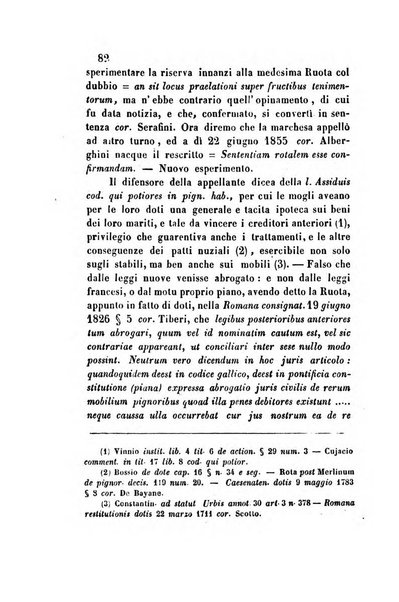 Giornale del Foro in cui si raccolgono le più importanti regiudicate dei supremi tribunali di Roma e dello Stato pontificio in materia civile