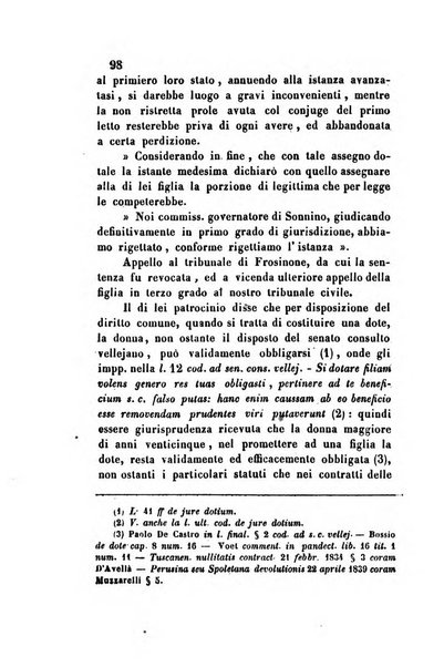 Giornale del Foro in cui si raccolgono le più importanti regiudicate dei supremi tribunali di Roma e dello Stato pontificio in materia civile