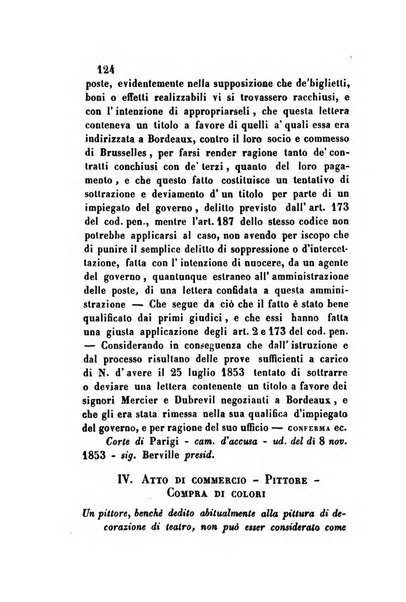 Giornale del Foro in cui si raccolgono le più importanti regiudicate dei supremi tribunali di Roma e dello Stato pontificio in materia civile