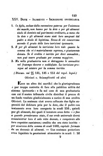 Giornale del Foro in cui si raccolgono le più importanti regiudicate dei supremi tribunali di Roma e dello Stato pontificio in materia civile