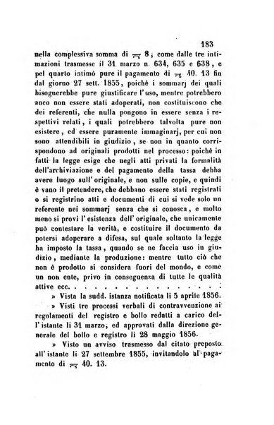 Giornale del Foro in cui si raccolgono le più importanti regiudicate dei supremi tribunali di Roma e dello Stato pontificio in materia civile