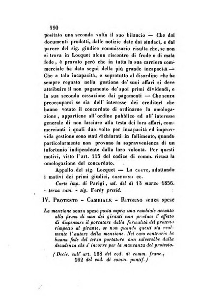 Giornale del Foro in cui si raccolgono le più importanti regiudicate dei supremi tribunali di Roma e dello Stato pontificio in materia civile