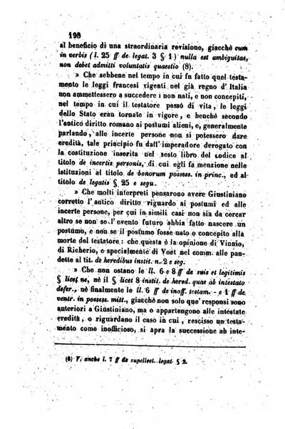 Giornale del Foro in cui si raccolgono le più importanti regiudicate dei supremi tribunali di Roma e dello Stato pontificio in materia civile