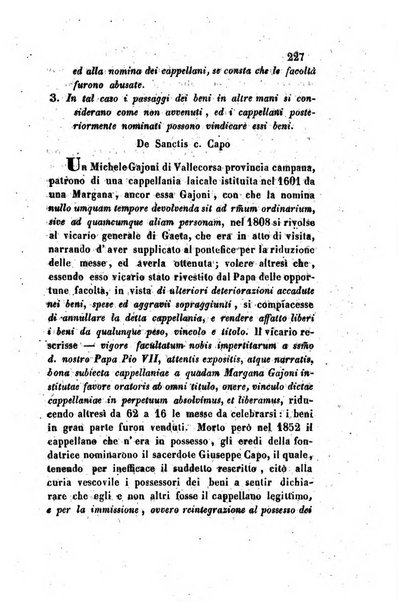 Giornale del Foro in cui si raccolgono le più importanti regiudicate dei supremi tribunali di Roma e dello Stato pontificio in materia civile