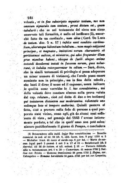 Giornale del Foro in cui si raccolgono le più importanti regiudicate dei supremi tribunali di Roma e dello Stato pontificio in materia civile