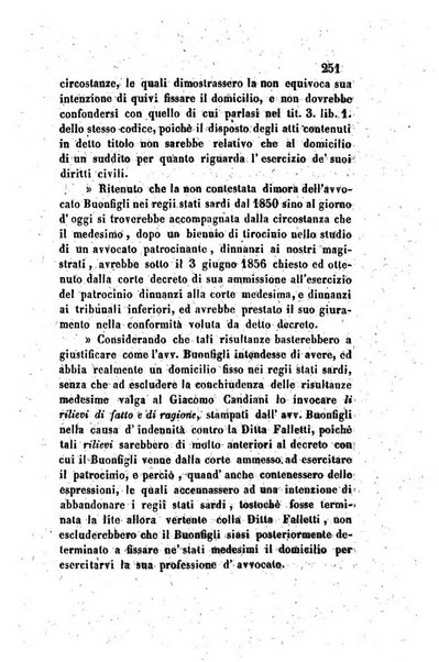 Giornale del Foro in cui si raccolgono le più importanti regiudicate dei supremi tribunali di Roma e dello Stato pontificio in materia civile