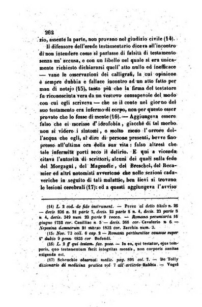 Giornale del Foro in cui si raccolgono le più importanti regiudicate dei supremi tribunali di Roma e dello Stato pontificio in materia civile