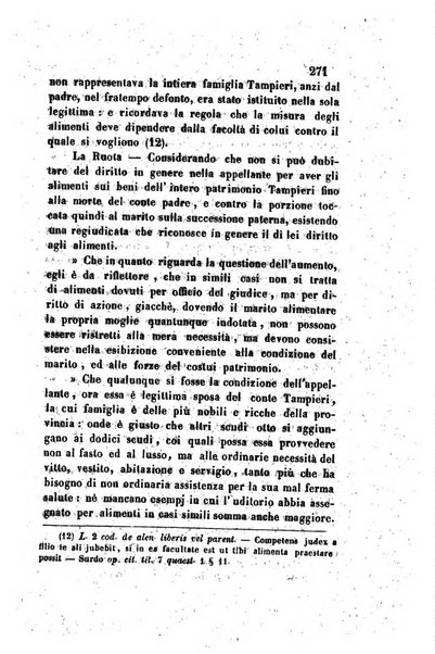 Giornale del Foro in cui si raccolgono le più importanti regiudicate dei supremi tribunali di Roma e dello Stato pontificio in materia civile