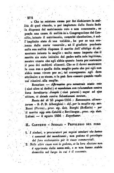 Giornale del Foro in cui si raccolgono le più importanti regiudicate dei supremi tribunali di Roma e dello Stato pontificio in materia civile