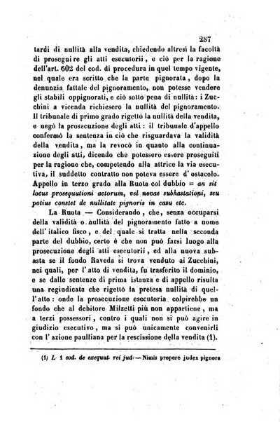 Giornale del Foro in cui si raccolgono le più importanti regiudicate dei supremi tribunali di Roma e dello Stato pontificio in materia civile