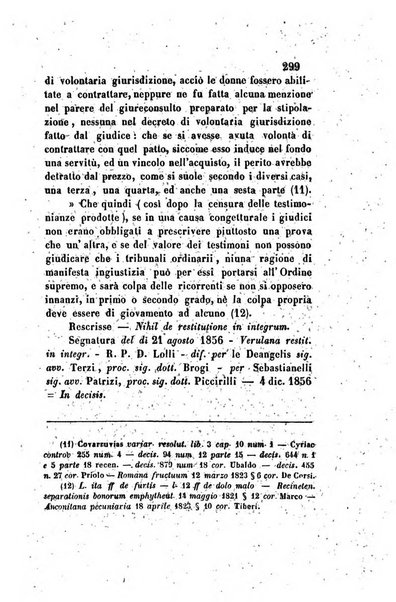 Giornale del Foro in cui si raccolgono le più importanti regiudicate dei supremi tribunali di Roma e dello Stato pontificio in materia civile