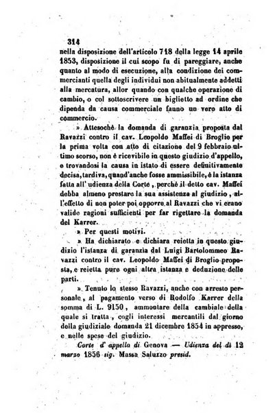 Giornale del Foro in cui si raccolgono le più importanti regiudicate dei supremi tribunali di Roma e dello Stato pontificio in materia civile