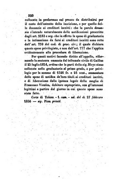 Giornale del Foro in cui si raccolgono le più importanti regiudicate dei supremi tribunali di Roma e dello Stato pontificio in materia civile