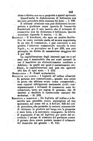 Giornale del Foro in cui si raccolgono le più importanti regiudicate dei supremi tribunali di Roma e dello Stato pontificio in materia civile