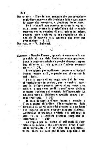 Giornale del Foro in cui si raccolgono le più importanti regiudicate dei supremi tribunali di Roma e dello Stato pontificio in materia civile