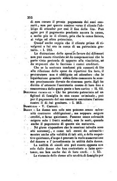 Giornale del Foro in cui si raccolgono le più importanti regiudicate dei supremi tribunali di Roma e dello Stato pontificio in materia civile