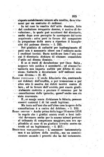 Giornale del Foro in cui si raccolgono le più importanti regiudicate dei supremi tribunali di Roma e dello Stato pontificio in materia civile