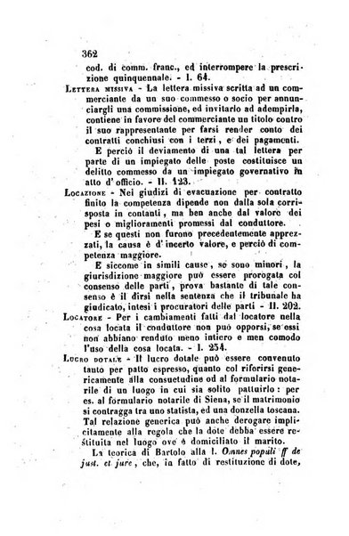 Giornale del Foro in cui si raccolgono le più importanti regiudicate dei supremi tribunali di Roma e dello Stato pontificio in materia civile