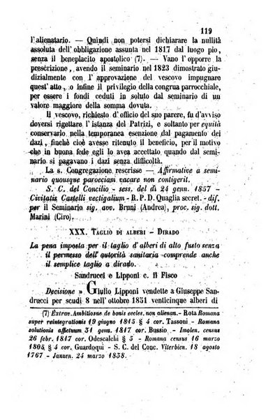 Giornale del Foro in cui si raccolgono le più importanti regiudicate dei supremi tribunali di Roma e dello Stato pontificio in materia civile