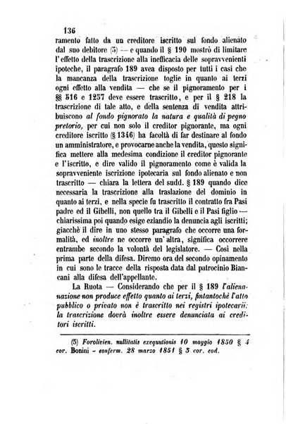 Giornale del Foro in cui si raccolgono le più importanti regiudicate dei supremi tribunali di Roma e dello Stato pontificio in materia civile