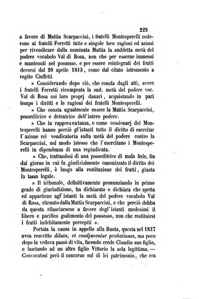 Giornale del Foro in cui si raccolgono le più importanti regiudicate dei supremi tribunali di Roma e dello Stato pontificio in materia civile