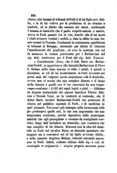 Giornale del Foro in cui si raccolgono le più importanti regiudicate dei supremi tribunali di Roma e dello Stato pontificio in materia civile