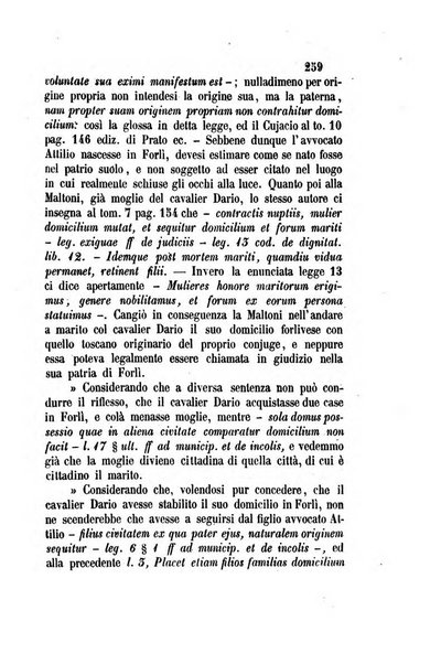 Giornale del Foro in cui si raccolgono le più importanti regiudicate dei supremi tribunali di Roma e dello Stato pontificio in materia civile