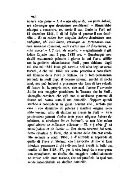 Giornale del Foro in cui si raccolgono le più importanti regiudicate dei supremi tribunali di Roma e dello Stato pontificio in materia civile