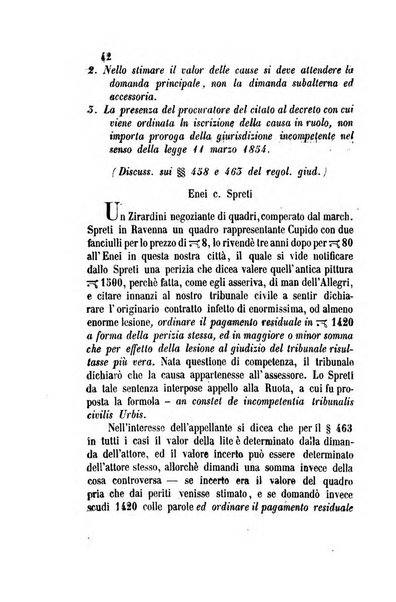 Giornale del Foro in cui si raccolgono le più importanti regiudicate dei supremi tribunali di Roma e dello Stato pontificio in materia civile