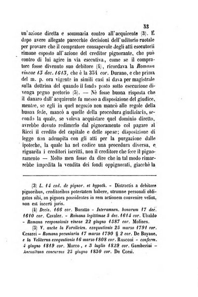 Giornale del Foro in cui si raccolgono le più importanti regiudicate dei supremi tribunali di Roma e dello Stato pontificio in materia civile