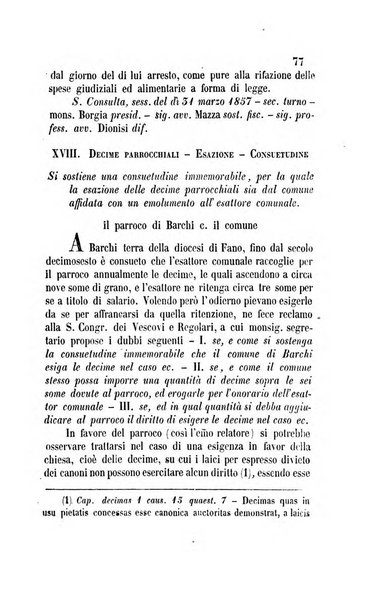 Giornale del Foro in cui si raccolgono le più importanti regiudicate dei supremi tribunali di Roma e dello Stato pontificio in materia civile